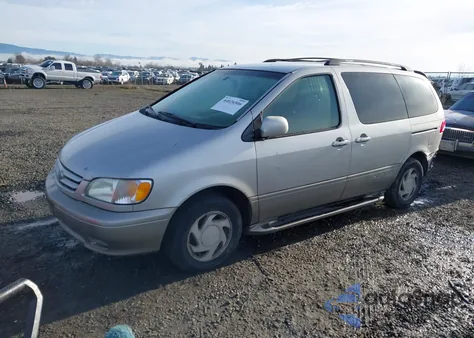 2002 Toyota Sienna Xle from USA, damaged, VIN 4T3ZF13C02U481903